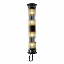 DCW éditions In The Tube 120-700 Wall Light Gold Diffusers / Silver Reflector / Black Stoppers