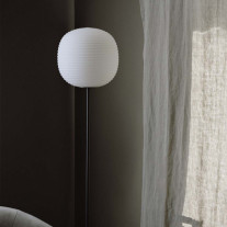 Close Up of New Works Lantern Floor Lamp