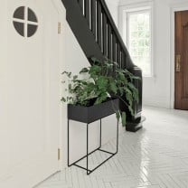 Ferm Living Plant Box Black below staircase