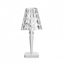 Kartell Big Battery LED Portable Lamp - Crystal