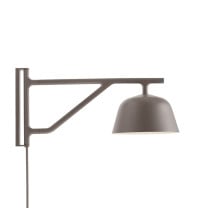Grey Muuto Ambit Wall Lamp - Taupe