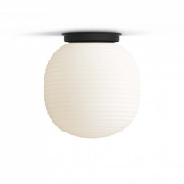 Medium New Works Lantern Globe Ceiling Light - Turned On
