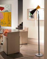 Nemo Lighting Parliament Floor Lamp Black/yellow