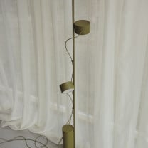 Close Up of Brown Green Muuto Post Floor Lamp