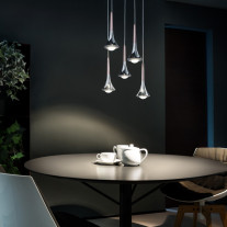 Lodes Rain LED Pendant Rose Gold