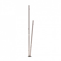 Vibia Bamboo Double LED Outdoor Floor Lamp 4811 Oxide