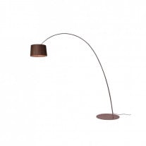 Foscarini Twiggy Elle Wood LED Floor Lamp - Rosewood / Burgundy
