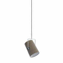 Diesel Living with Lodes Fork Pendant Small Ivory Structure/Grey Diffuser