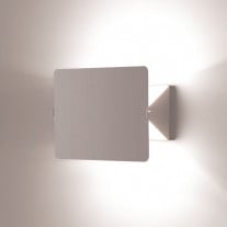Nemo Lighting Applique à Volet Pivotant LED Wall Light Natural Anodized Aluminium