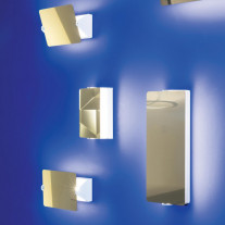 Nemo Lighting Applique à Volet Pivotant Double LED Wall Light Stainless Steel