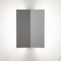 Nemo Lighting Applique à Volet Pivotant Plié Wall Light Natural Anodized Aluminium
