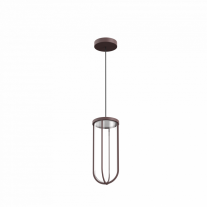 Flos In Vitro LED Outdoor Pendant Deep Brown