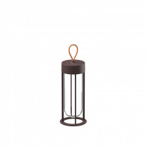 Flos In Vitro LED Outdoor Unplugged Light Deep Brown