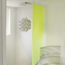 Verpan Spiral SP1 Pendant Silver in Stairwell