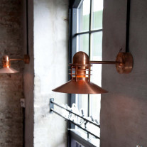 Louis Poulsen Nyhavn Wall Light Brushed Copper