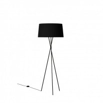 Santa & Cole Tripode G5 Floor Lamp Black Ribbon