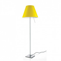 Costanza Fixed Floor Lamp in Yellow