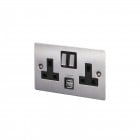 Buster and Punch 2G USB Socket Steel