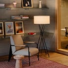 Marset Cala Metal Floor Lamp Lifestyle Living Room 2