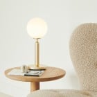 Nuura Miira Table Lamp Brass/Opal White