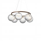 Nuura Miira 6 Circular Pendant Dark Bronze/Optic Clear