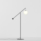 Luceplan Malamata Floor Lamp Matt Black