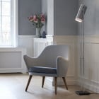 Warm Nordic Trombone Floor Lamp Aluminium