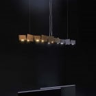Terzani Gaia Linear LED Pendant - Raw Metal
