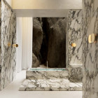  DCW editions Poudrier LED Wall Light in Bathroom