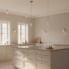 Nuura Anoli Spot Pendant White Lifestyle Kitchen