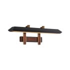 Bert Frank Rinato LED Long Wall Light Antique Brass Black