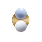 SkLO Dot 2x Wall/ Ceiling Light - Oyster/ White