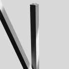 Nemo Flamingo LED Floor Lamp Chrome - Close up