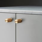 Brass Buster + Punch Furniture Knobs