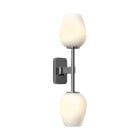 Astro Tacoma Twin Tulip Wall Light Polished Chrome Tulip White