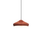 Marset Pleat Box 36 LED Pendant Terracotta White