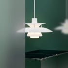Louis Poulsen PH 5 320 Opal Pendant - Opal White Lifestyle