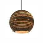 Graypants Scraplights Moon Pendant - Medium, Natural