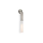 J. Adams & Co Flume Wall Light Satin Nickel Clear