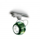 Fabbian Beluga Single Track Light - Green