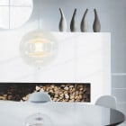 Verpan VP Globe Glass Pendant Above Table