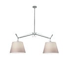Artemide Tolomeo Basculante Suspension 36 Parchment