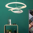 Artemide Pirce Mini Suspension LED in Living Room