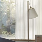 Close Up of Oak Muuto Pull Floor Lamp