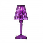 Kartell Battery LED Table Lamp - Plum