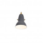 Anglepoise Original 1227 Brass Wall Light Elephant Grey