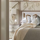 Porta Romana Salperton Wall Lamp Beside Bed