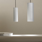 Karboxx Tube Pendant Light - White fibreglass 30 & 40