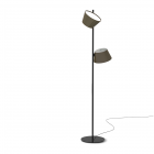 Marset Tam Tam P2 Floor Lamp Brown Grey