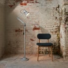 Anglepoise Original 1227 Floor Lamp Dove Grey Above Chair